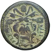 1 Quattrino - Alexander VIII Saint Peter, without year