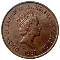 1 Penny - Elizabeth II 3rd portrait