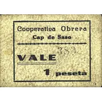 1 Peseta Cap de Saso