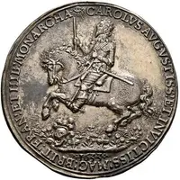 Medal - Charles I, Return to London from Edinburgh