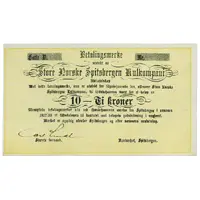 10 Kroner Great Norwegian Spitsbergen Coal Company