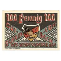 100 Pfennig Sport-Verein 09