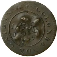 Stuiver 'Cayenne-Stuiver' Countermark C16 + fleur-de-lis