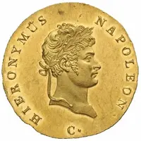 ⅔ Thaler - Jérôme Bonaparte Clausthal Ausbeute, Gold Pattern
