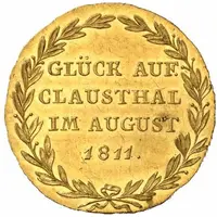 ⅔ Thaler - Jérôme Bonaparte Clausthal Ausbeute, Gold Pattern