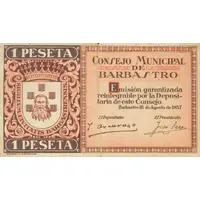 1 Peseta Barbastro