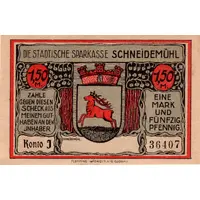 1.50 Mark Sparkasse