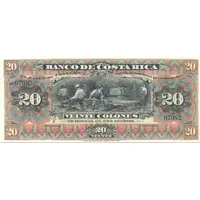 20 Colones Banco de Costa Rica