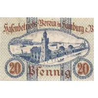 20 Pfennig Hafenbetriebs-Verein
