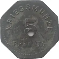 5 Pfennig - Bensheim