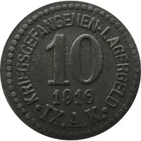 10 Pfennig - Güstrow Kriegsgefangenenlager IX A.K.