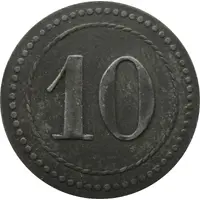 10 Pfennig - Güstrow Kriegsgefangenenlager IX A.K.