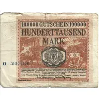 100 000 Mark August-Thyssen-Hütte