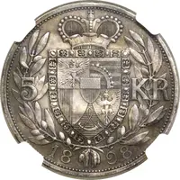 5 Kronen - Johann II Pattern