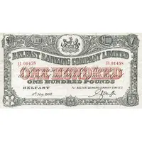 100 Pounds Belfast Banking Company