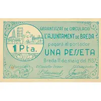 1 Peseta Breda