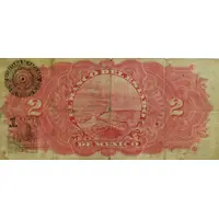 2 Pesos El Banco del Estado de Mexico