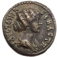 Æ28 - Faustina II ϹΤΡΑ ΑΥΡ ΡοΥΦοΥ ΠΙΟΝΙΤΩΝ, Pionia