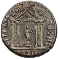 Æ28 - Faustina II ϹΤΡΑ ΑΥΡ ΡοΥΦοΥ ΠΙΟΝΙΤΩΝ, Pionia