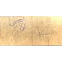 50 Centavos La Jefatura de Hacienda en el Estado de Sonora