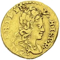 2 Escudos - Felipe V bust right