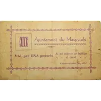 1 Peseta Maspujols