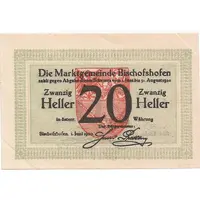20 Heller Bischofshofen