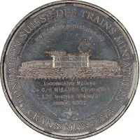 Monnaie de Paris Tourist Token - Crans-Montana Fondation Suisse des Trains Miniatures