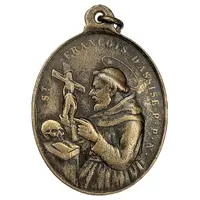 Medal - Saint François d'Assise et Saint Antoine de Padoue