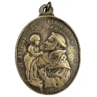 Medal - Saint François d'Assise et Saint Antoine de Padoue