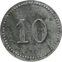 10 Pfennig - Plassenburg-Kulmbach K. Offiziergefangenenlager