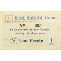 1 Peseta Alfafara