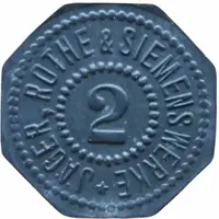 2 Pfennig - Leipzig Jäger, Rothe and Siemens-Werke