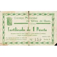 1 Peseta Urrea de Gaén
