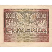 500 000 Mark Phoenix Aktien-Gesellschaft für Bergbau und Hüttenbetrieb
