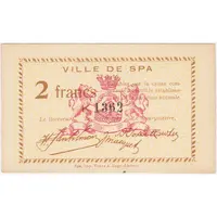 2 Francs Spa