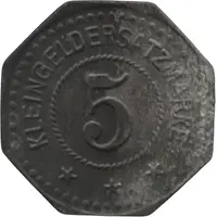 5 Pfennig - Nürnberg A. Herbst and M. Ostertag Baugeschäft