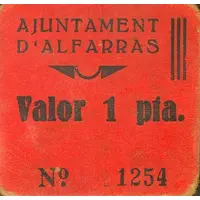 1 Peseta Alfarràs