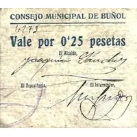 0.25 Pesetas Buñol