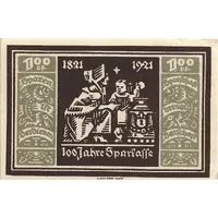 100 Pfennig Städtische Sparkasse