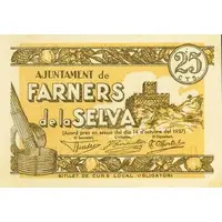 25 Céntimos Farners de la Selva