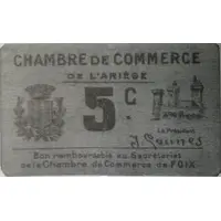 5 Centimes - Chambre de commerce de l'Ariège [09]