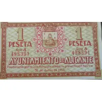 1 Peseta Alicante