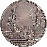 Medal - Founding of the German fleet at Frankfurt Bronze