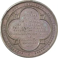 Medal - Founding of the German fleet at Frankfurt Bronze