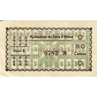50 Céntimos Serra d'Almos