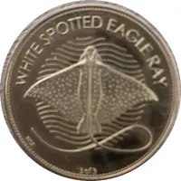 Medal - White Spotted Eagle Ray Sealife Melbourne