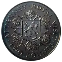 2 Pounds - Elizabeth II Royal Visit