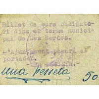 1 Peseta Les Bordes