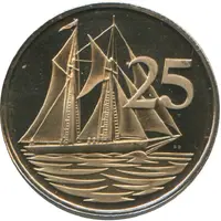 25 Cents - Elizabeth II 2nd portrait